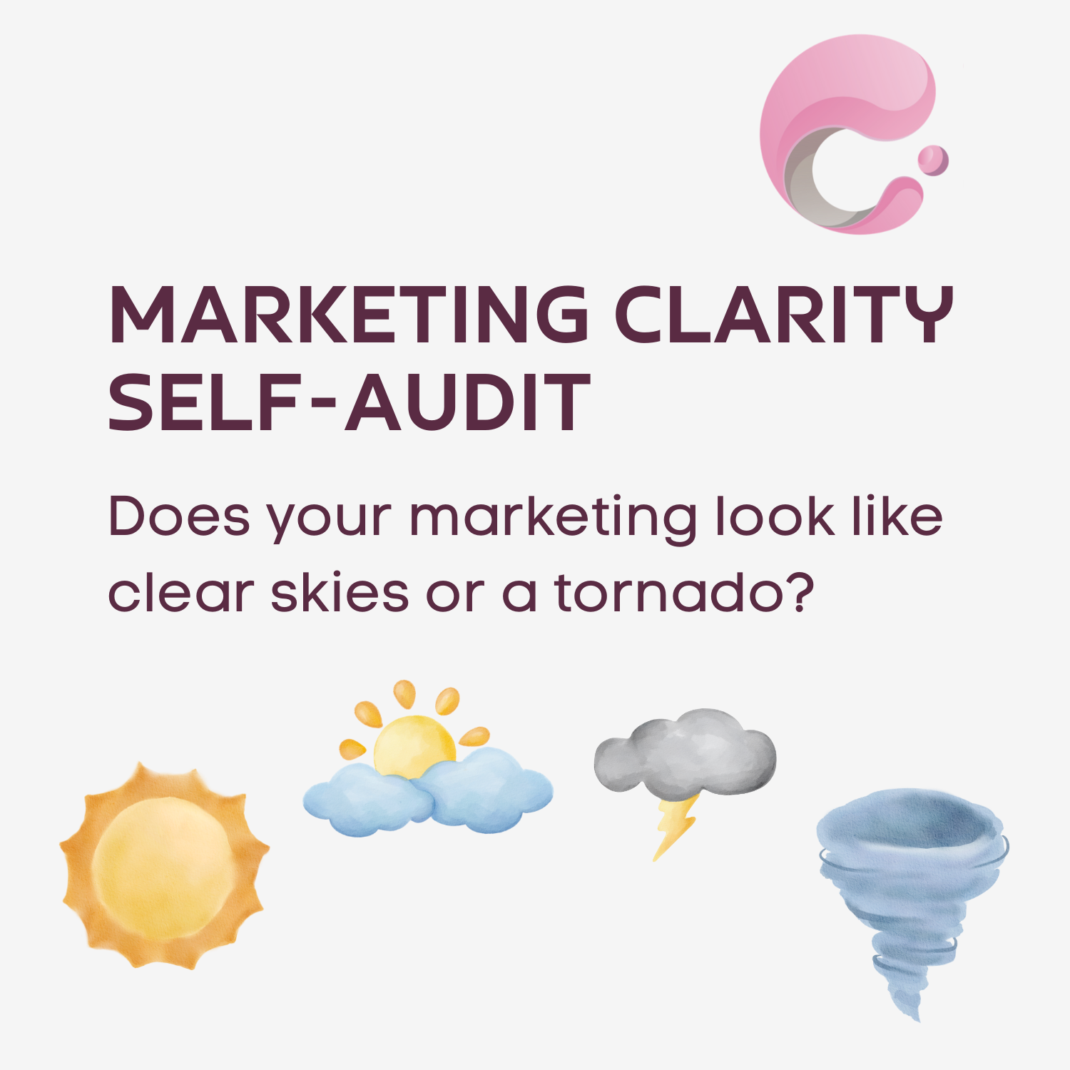 How’s your marketing weather forecast?
This self-audit helps you figure out exactly where you stand (and what to do next).